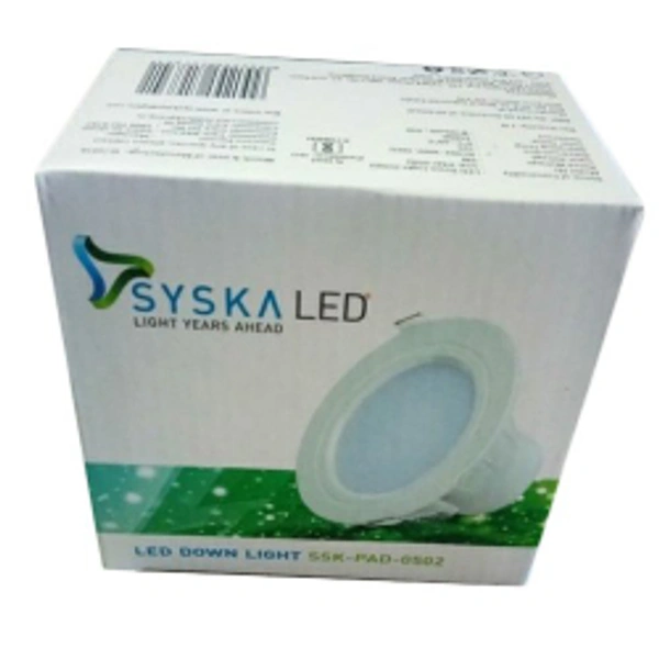 Syska Spot light 5W PAD 4" Junction Box LED - 5W